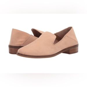 Lucky Brand Cahill Maple Sugar Leather Slip On Loafer Flats Womens Shoe Size 8.5